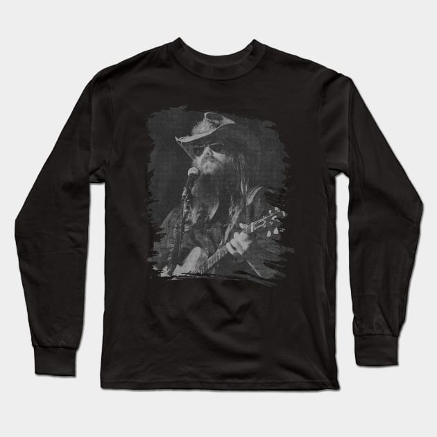 Chris stapleton // Retro Poster Long Sleeve T-Shirt by Degiab